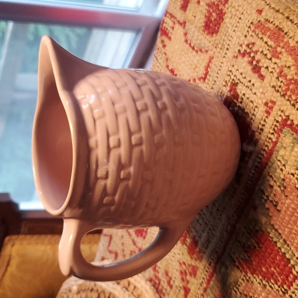 Weller Basket Weave Pitcher"Vintage*